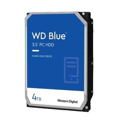 HDD | WESTERN DIGITAL | Blue | 4TB | SATA | 256 MB | 5400 rpm | 3,5" | WD40EZAX