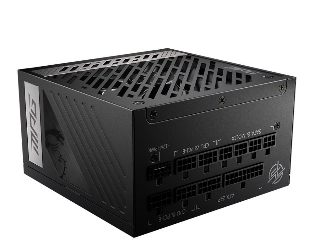 Power Supply | MSI | 850 Watts | Efficiency 80 PLUS GOLD | PFC Active | MPGA850GPCIE5