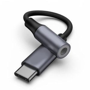 RoGer USB-C to AUX 3,5mm Цифровой аудио aдаптер для телефонов Samsung, Google, OnePlus (DAC 24bit 48KHz)