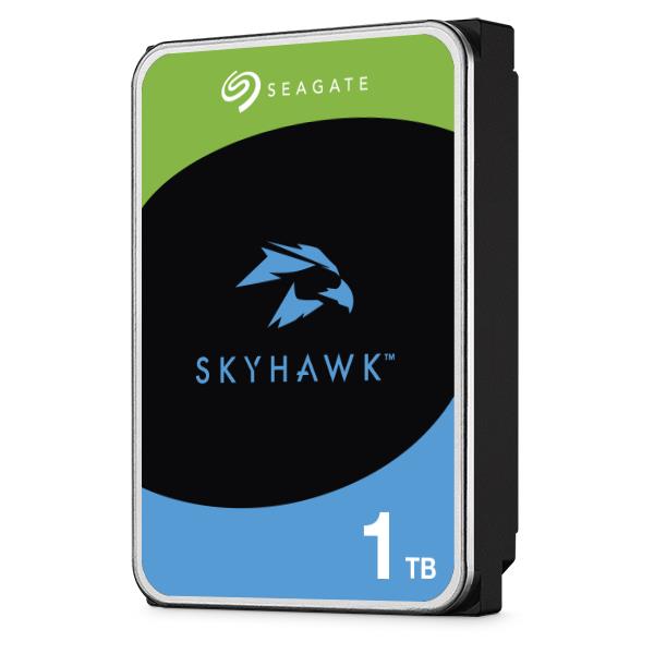 HDD | SEAGATE | SkyHawk | 1TB | SATA | 256 MB | 5400 rpm | Discs/Heads 1/2 | 3,5" | ST1000VX013