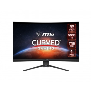 LCD Monitor | MSI | G322CQP | 31.5" | Gaming/Curved | Panel VA | 2560x1440 | 16:9 | 170Hz | Matte | 1 ms | Height adjustable | Tilt | Colour Black | G322CQP