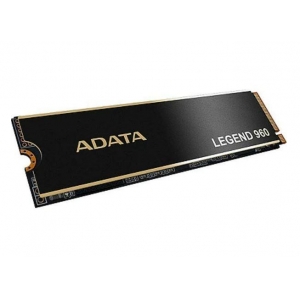 SSD | ADATA | LEGEND 960 | 1TB | M.2 | PCIE | 3D NAND | Write speed 6000 MBytes/sec | Read speed 7400 MBytes/sec | TBW 780 TB | MTBF 2000000 hours | ALEG-960-1TCS