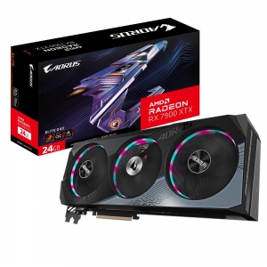 Graphics Card | GIGABYTE | AMD Radeon RX 7900 XTX | 24 GB | GDDR6 | 384 bit | PCIE 4.0 16x | 2xHDMI | 2xDisplayPort | GV-R79XTXAORUSE-24GD