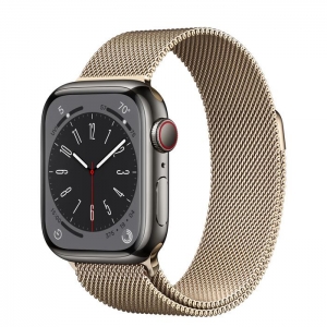 SMARTWATCH SERIES8 45MM CELL./STEEL/GOLD MIL MNKQ3EL/A APPLE
