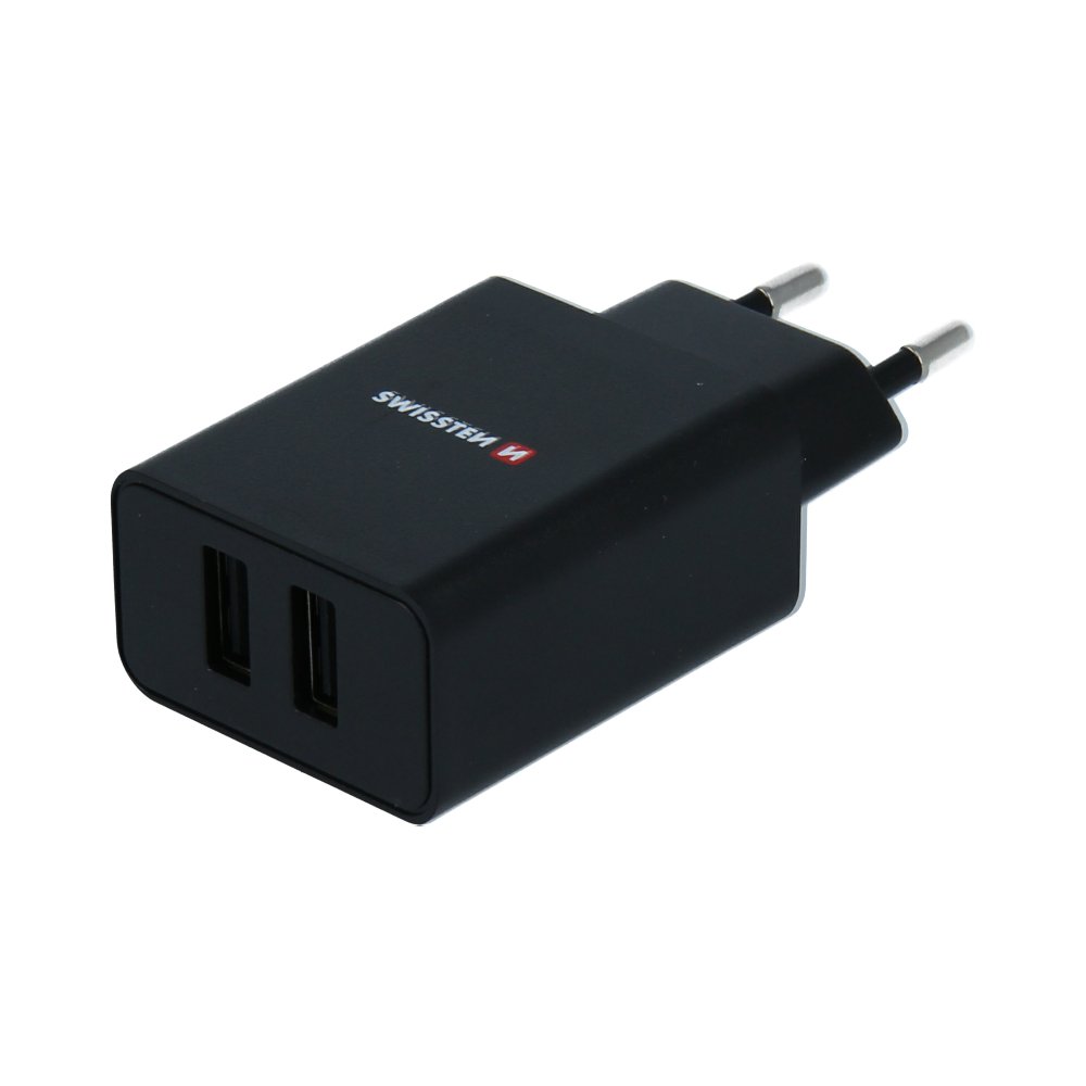 Swissten Travel Charger Smart IC 2x USB 2.1A (ECO PACK)