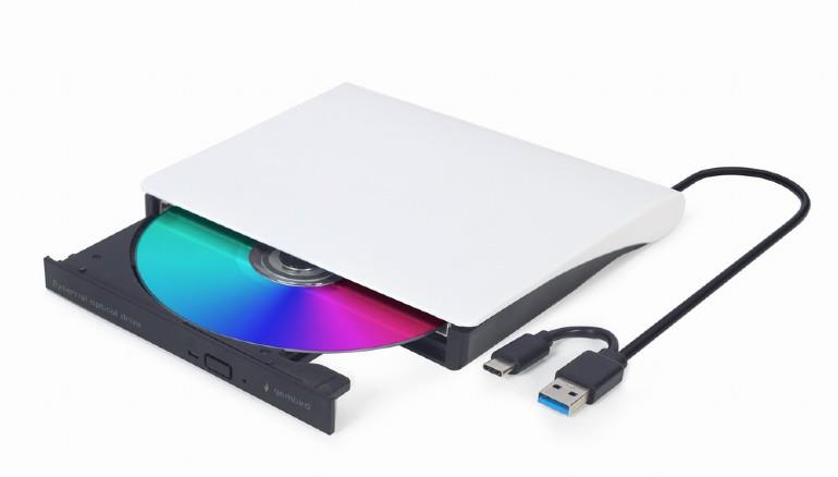 DVD RW USB3/USB-C 8X EXT RTL/BLACK/WH DVD-USB-03-BW GEMBIRD