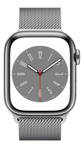 SMARTWATCH SERIES8 41MM CELL./STEEL/SILVER MNJ83EL/A APPLE