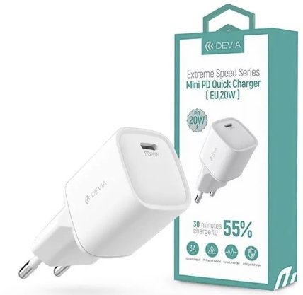 Devia Smart Mini PD USB-C Wall Charger 20W