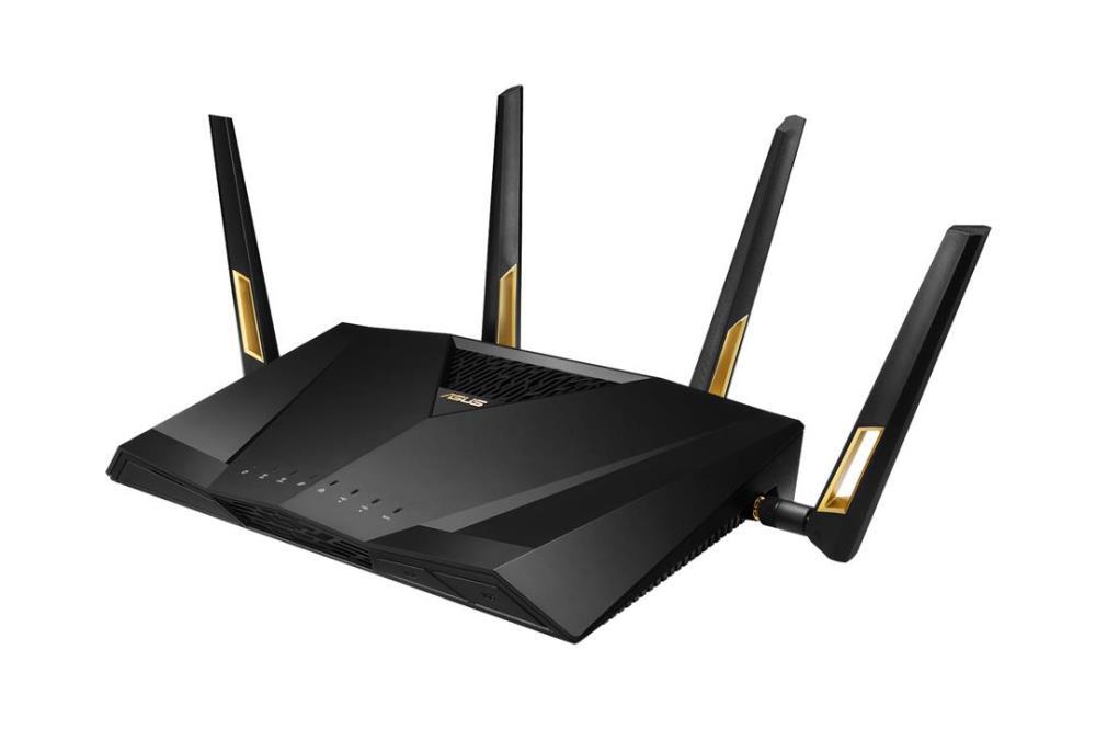 Wireless Router | ASUS | Wireless Router | 6000 Mbps | Mesh | Wi-Fi 6 | USB 3.2 | 1 WAN | 4x10/100/1000M | 1x2.5GbE | Number of antennas 4 | RT-AX88UPRO