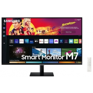 LCD Monitor | SAMSUNG | 32" | TV Monitor/Smart/4K | Panel VA | 3840x2160 | 16:9 | 60Hz | 4 ms | Speakers | Tilt | Colour Black | LS32BM700UPXEN