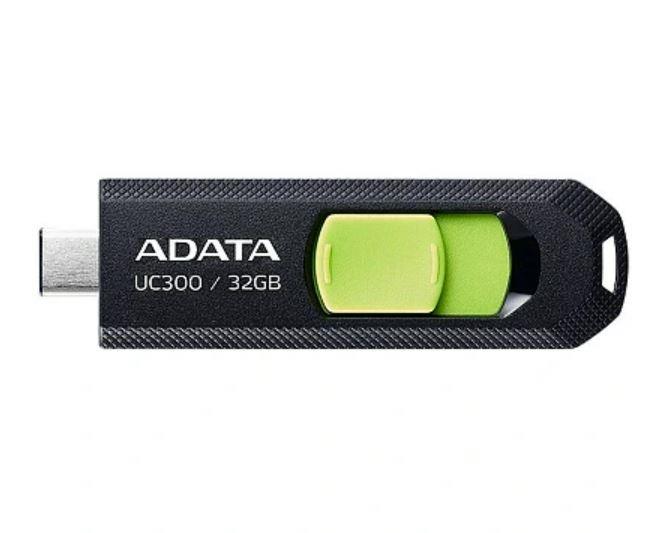 MEMORY DRIVE FLASH USB-C 32GB/ACHO-UC300-32G-RBK/GN ADATA