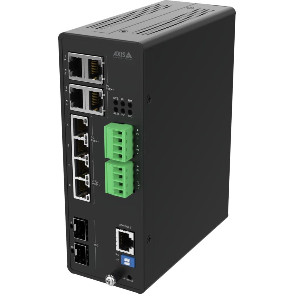 NET SWITCH 8PORT POE++ D8208-R/02621-001 AXIS
