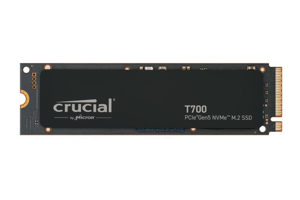SSD | CRUCIAL | T700 | 2TB | M.2 | PCIE | NVMe | TLC | Write speed 11800 MBytes/sec | Read speed 12400 MBytes/sec | TBW 1200 TB | CT2000T700SSD3