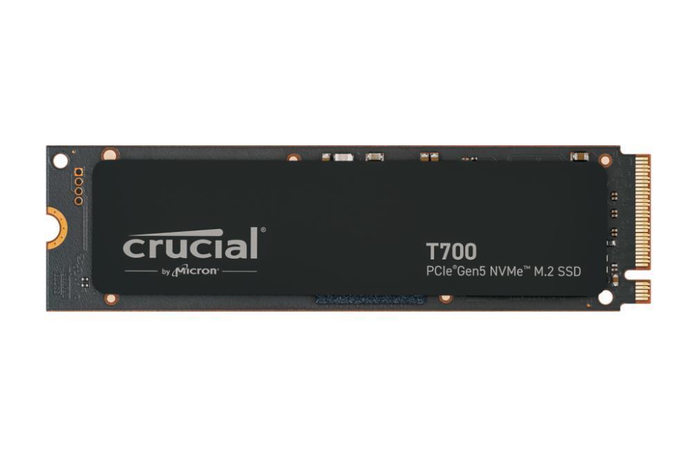 SSD | CRUCIAL | T700 | 1TB | M.2 | PCIE | NVMe | TLC | Write speed 9500 MBytes/sec | Read speed 11700 MBytes/sec | TBW 600 TB | CT1000T700SSD3