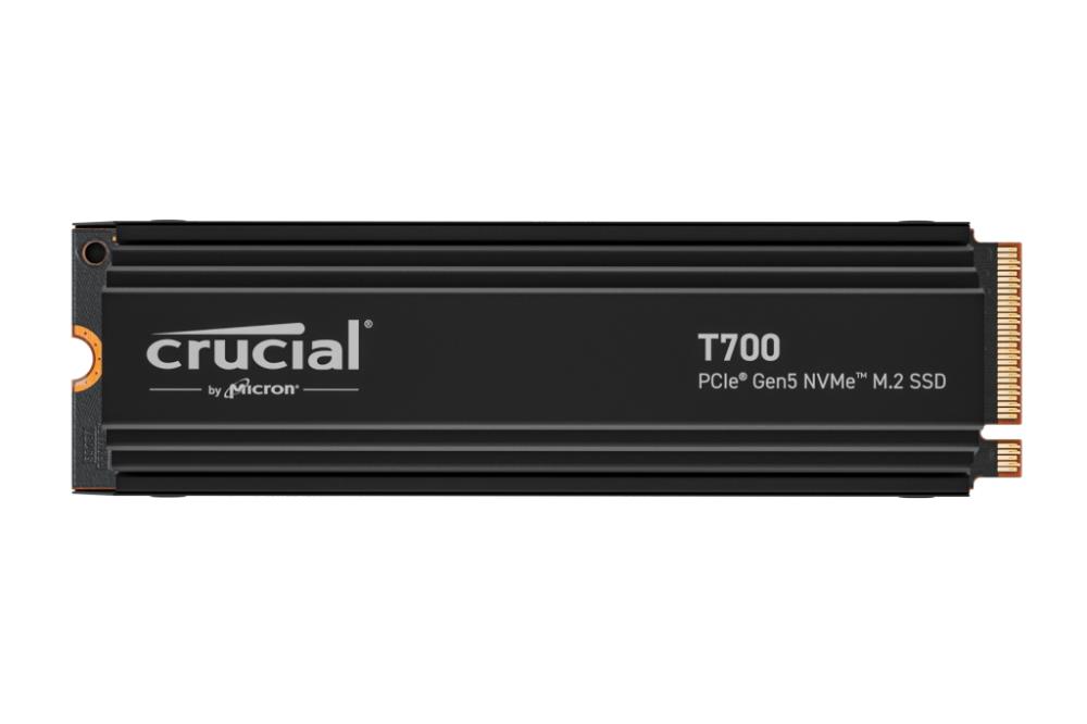 SSD | CRUCIAL | T700 | 2TB | M.2 | PCIE | NVMe | TLC | Write speed 11800 MBytes/sec | Read speed 12400 MBytes/sec | TBW 1200 TB | CT2000T700SSD5