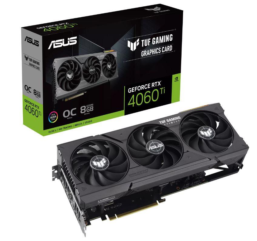 VGA PCIE16 RTX4060TI 8GB GDDR6/TUF-RTX4060TI-O8G-GAMING ASUS