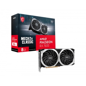 Graphics Card | MSI | AMD Radeon RX 7600 | 8 GB | RX7600MECH2XCLAS8GOC