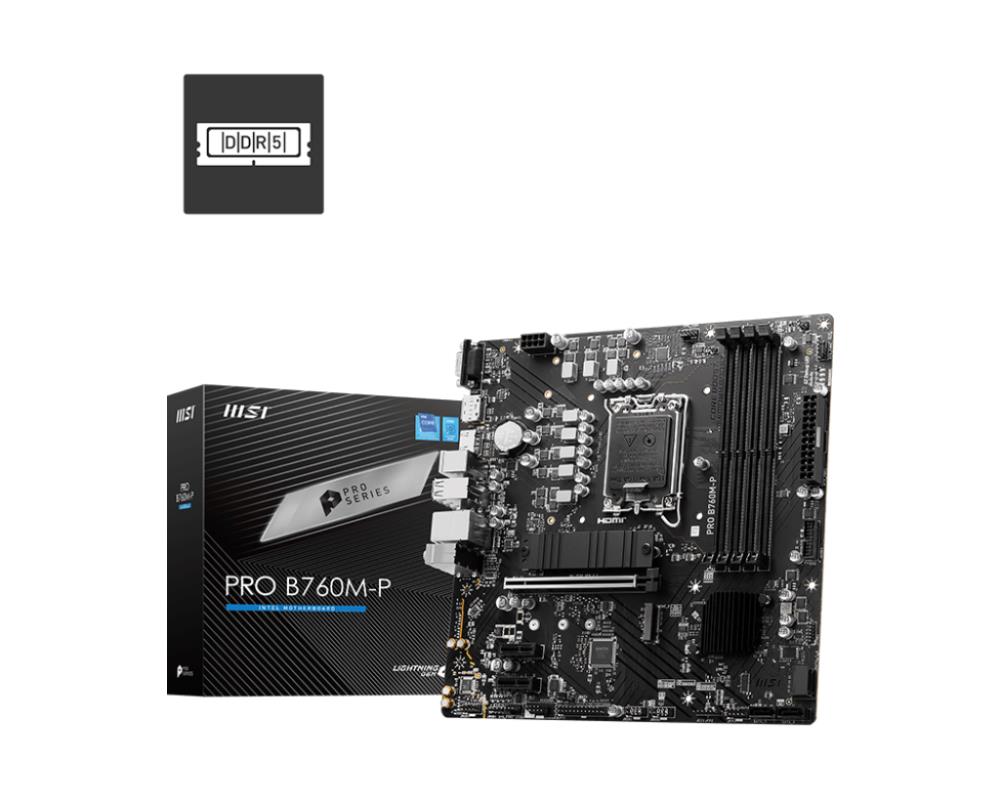 MB B760 S1700 MATX/PRO B760M-P MSI