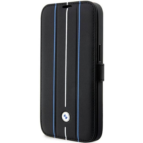 BMW BMBKP14L22RVSK Magnetic Book Case for Apple iPhone 14 Pro