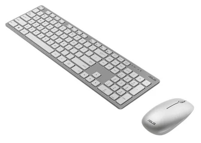 KEYBOARD +MOUSE WRL OPT. W5000/RU WHITE 90XB0430-BKM250 ASUS