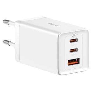 MOBILE CHARGER WALL 65W/1M WHITE CCGP120202 BASEUS