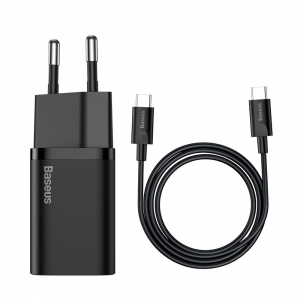 MOBILE CHARGER WALL 25W/1M BLACK TZCCSUP-L01 BASEUS
