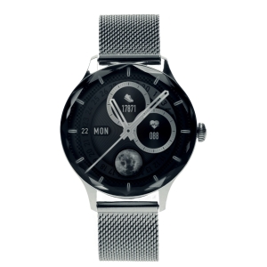 Garett Smartwatch Viva Silver steel AMOLED / IP67 / Find your phone / Music playback control