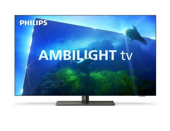 TV Set | PHILIPS | 65" | OLED/Smart | 3840x2160 | Wireless LAN | Bluetooth | Google TV | Metallic | 65OLED818/12