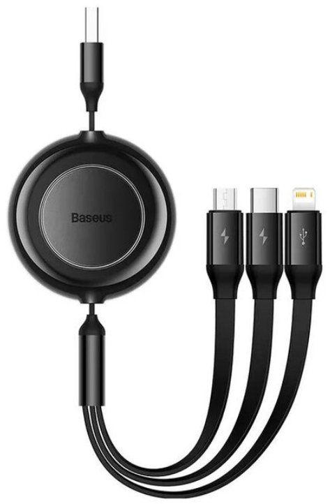 Baseus Bright Mirror 2 3in1 USB / MicroUSB / Lightning / USB-C Cable 1.1m