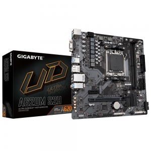 Mainboard | GIGABYTE | AMD A620 | SAM5 | Micro-ATX | Memory DDR5 | Memory slots 2 | 1xPCI-Express 3.0 16x | 1xPCI-Express 4.0 16x | 1xM.2 | 1x15pin D-sub | 1xHDMI | 1xDisplayPort | 4xUSB 2.0 | 2xUSB 3.2 | 1xPS/2 | 1xRJ45 | 3xAudio port | A620MS2H