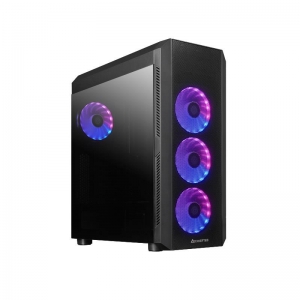 Case | CHIEFTEC | SCORPION 4 | MiniTower | Case product features Transparent panel | Not included | ATX | MicroATX | MiniITX | Colour Black | GL-04B-UC-OP
