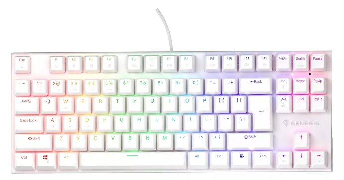 Genesis Thor 303 TKL RGB Outemu Peach Silent Keyboard