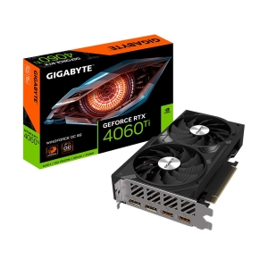 Graphics Card | GIGABYTE | NVIDIA GeForce RTX 4060 Ti | 8 GB | GDDR6 | 128 bit | PCIE 4.0 16x | GPU 2550 MHz | 2xHDMI | 2xDisplayPort | GV-N406TWF2OC-8GD