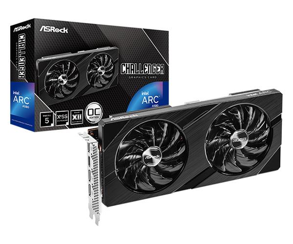 Graphics Card | ASROCK | Intel Arc A580 | 8 GB | GDDR6 | 256 bit | PCIE 4.0 16x | GPU 2000 MHz | 1xHDMI | 3xDisplayPort | A580CL8GO