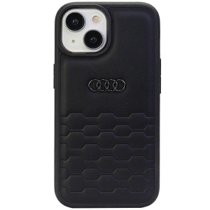 Audi GT Synthetic Leather Back Case for Apple iPhone 15 Plus