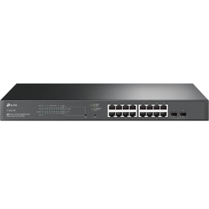 Switch | TP-LINK | JetStream | TL-SG2218P | Desktop/pedestal | 16x10Base-T / 100Base-TX / 1000Base-T | 2xSFP | PoE+ ports 16 | 150 Watts | TL-SG2218P