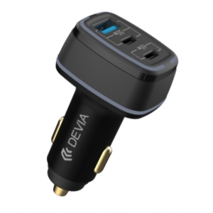 Devia EA361 USB / 2x USB-C Car Charger 115W