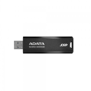 External SSD | ADATA | SC610 | 2TB | USB 3.2 | Write speed 500 MBytes/sec | Read speed 550 MBytes/sec | SC610-2000G-CBK/RD