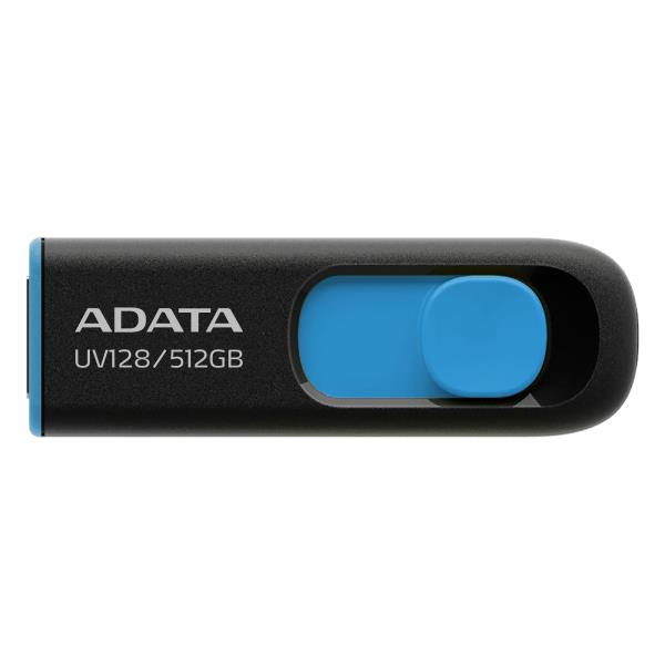 MEMORY DRIVE FLASH USB3 512GB/BLK/BLUE AUV128-512G-RBE ADATA