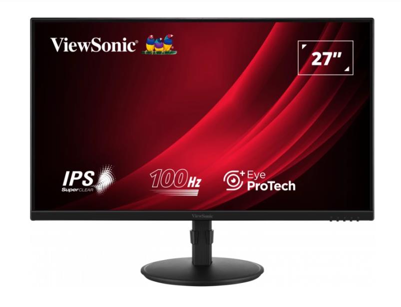 LCD Monitor | VIEWSONIC | VG2708A | 27" | Business | Panel IPS | 1920x1080 | 16:9 | 100 Hz | 5 ms | Swivel | Pivot | Height adjustable | Tilt | Colour Black | VG2708A