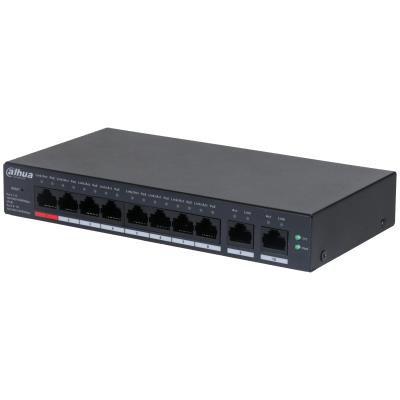 Switch | DAHUA | CS4010-8GT-110 | Type L2 | Desktop/pedestal | 8x10Base-T / 100Base-TX / 1000Base-T | PoE ports 8 | DH-CS4010-8GT-110