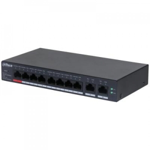 Switch | DAHUA | CS4010-8GT-110 | Type L2 | Desktop/pedestal | 8x10Base-T / 100Base-TX / 1000Base-T | PoE ports 8 | DH-CS4010-8GT-110
