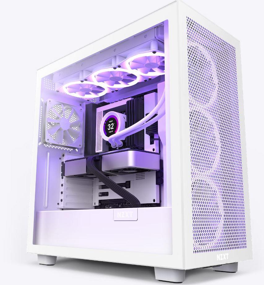 Case | NZXT | H7 Flow | MidiTower | Not included | ATX | MicroATX | MiniITX | Colour White | CM-H71FW-01