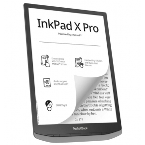E-Reader | POCKETBOOK | InkPad X Pro | 10.3" | 1872x1404 | 1xUSB-C | Wireless LAN | Bluetooth | Grey | PB1040D-M-WW