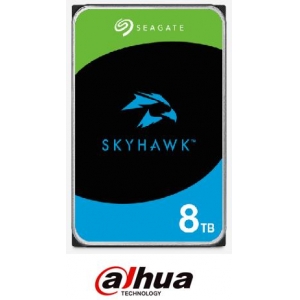 HDD | SEAGATE | SkyHawk | 8TB | SATA | 256 MB | 5400 rpm | Discs/Heads 4/8 | 3,5" | ST8000VX010