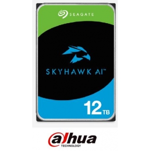 HDD | SEAGATE | SkyHawk | 12TB | SATA 3.0 | 256 MB | 7200 rpm | 3,5" | ST12000VE001