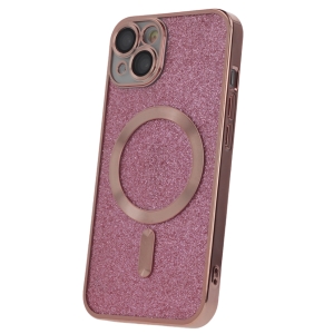 Mocco Glitter Chrome MagSafe Case Силиконовый Чехол для Apple iPhone 15