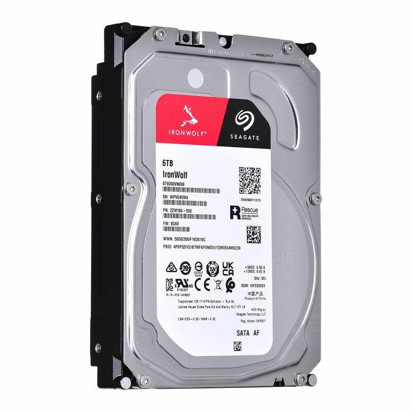 HDD | SEAGATE | IronWolf | 6TB | SATA | 256 MB | 5400 rpm | Discs/Heads 4/8 | 3,5" | ST6000VN006