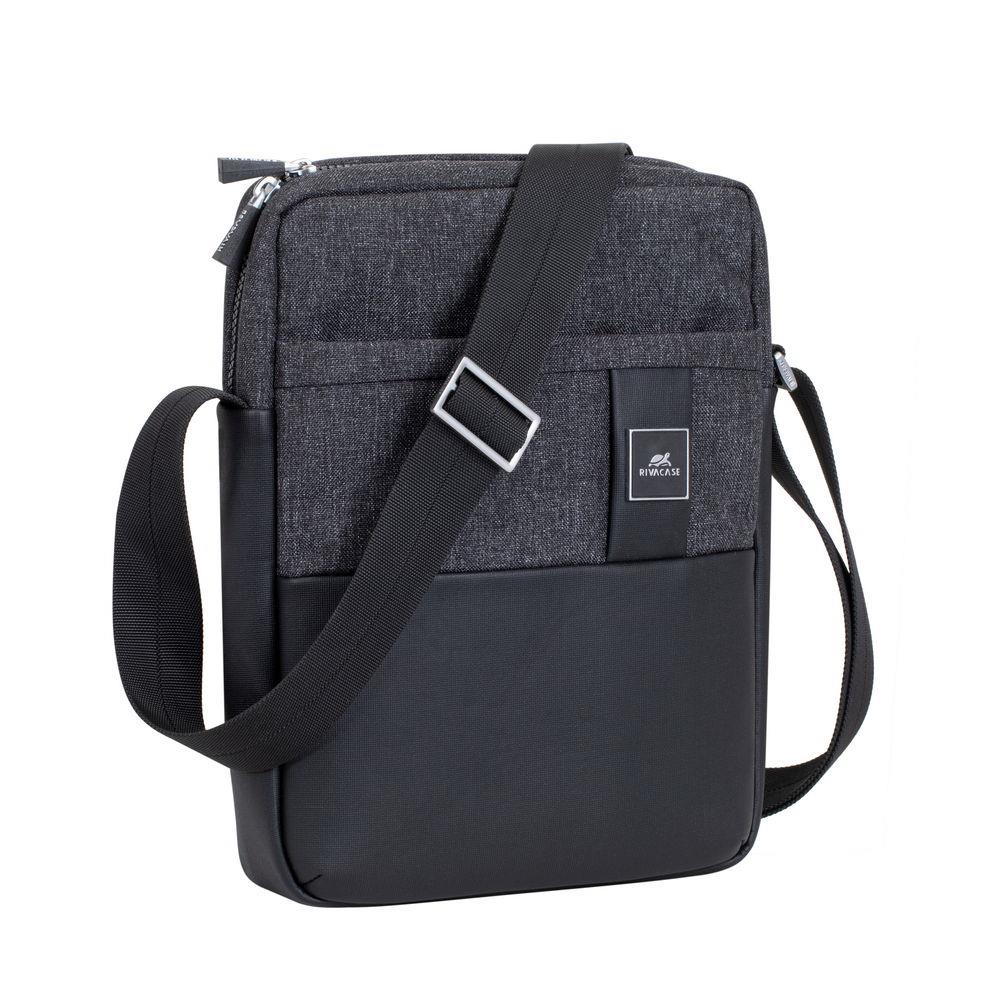 TABLET CASE CROSSBODY 11"/8811 BLACK MELANGE RIVACASE