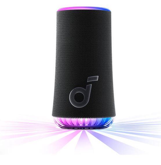 Portable Speaker | SOUNDCORE | Glow | Black | Portable/Wireless | 1xUSB-C | Bluetooth | A3166G11